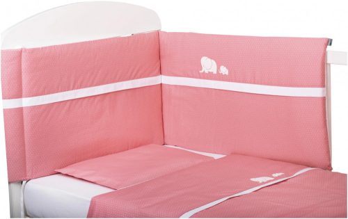 Bubaba 6 részes ágynemű szett -Rózsaszín elefántos