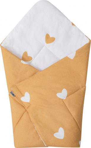 Bubaba 2in1 takaró, pólya- Yellow hearts